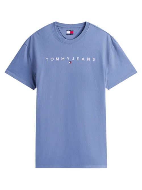 T-shirt blu in cotone Tommy Jeans | DM0DM20744PO6
